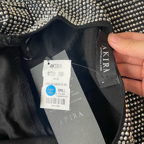NWT Akira sparkly mini dress - Picture 4 of 8